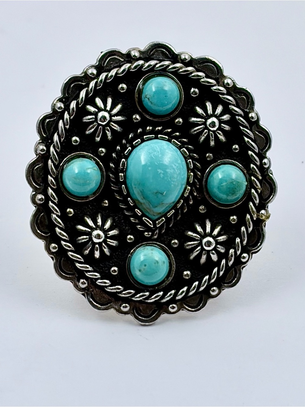 Carol Felley - Sterling And Turquoise Pendant